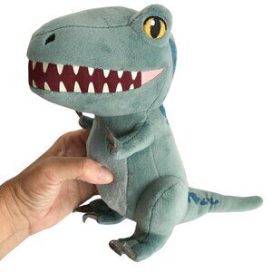 Jurassic World Universal Studios Blue Raptor Plush Dinosaur Stuffed Animal Toy